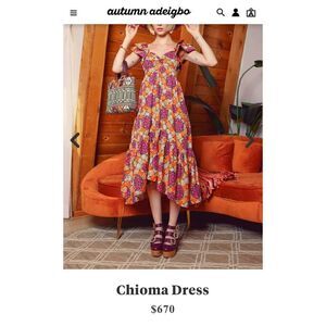 NWT Autumn Adeigbo Chioma Dress